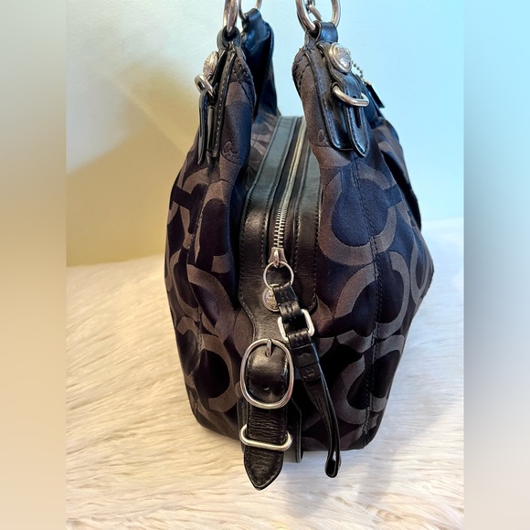 Coach 3 Compartment Op Art Maggie Madison Handbag - Picture 5 of 11